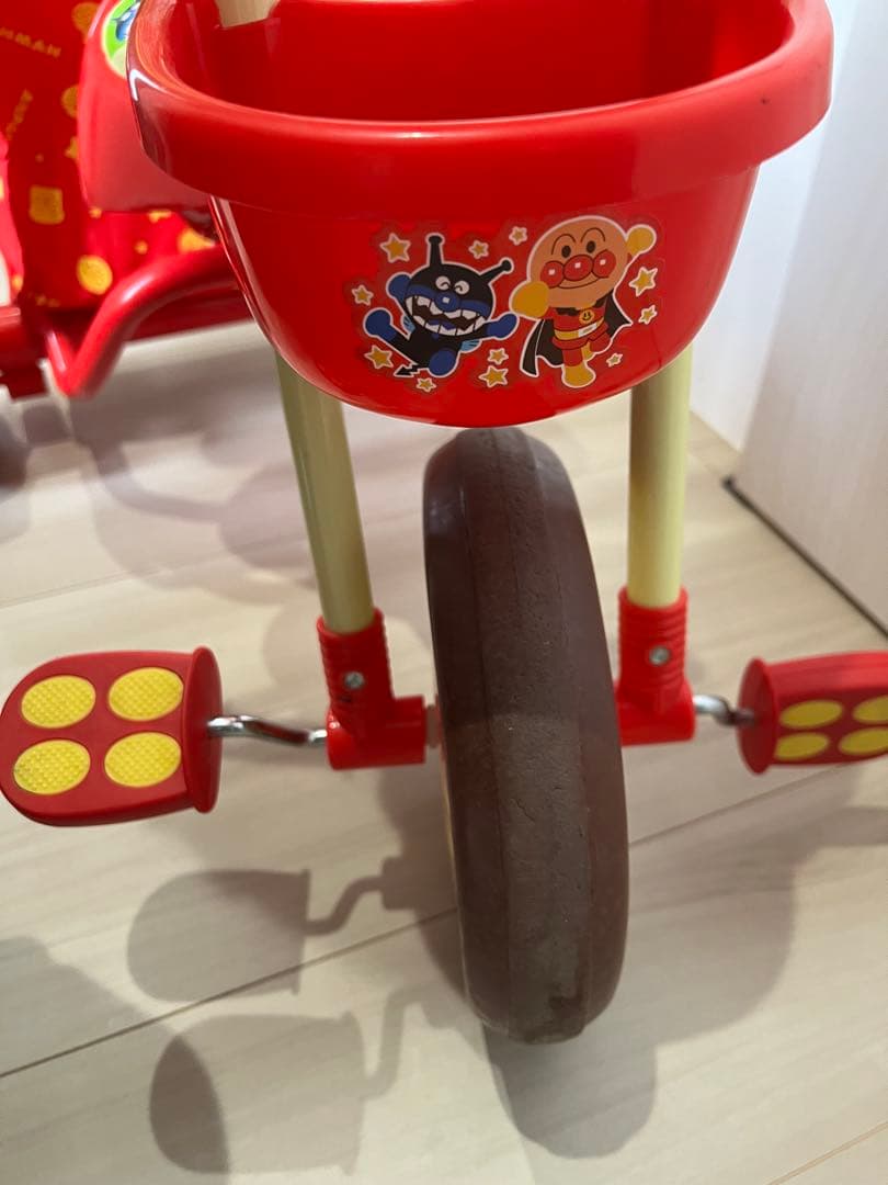 [人気キャラクター‪☆]＼アンパンマン／三輪車