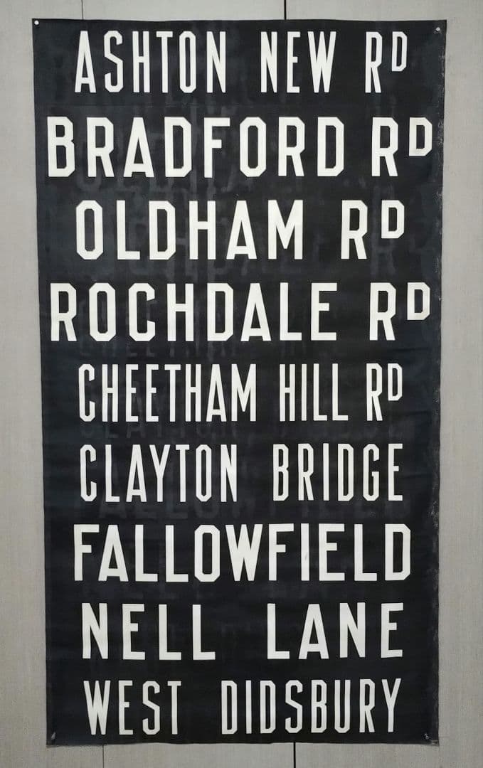 ヴィンテージバスロールサイン本物　1203