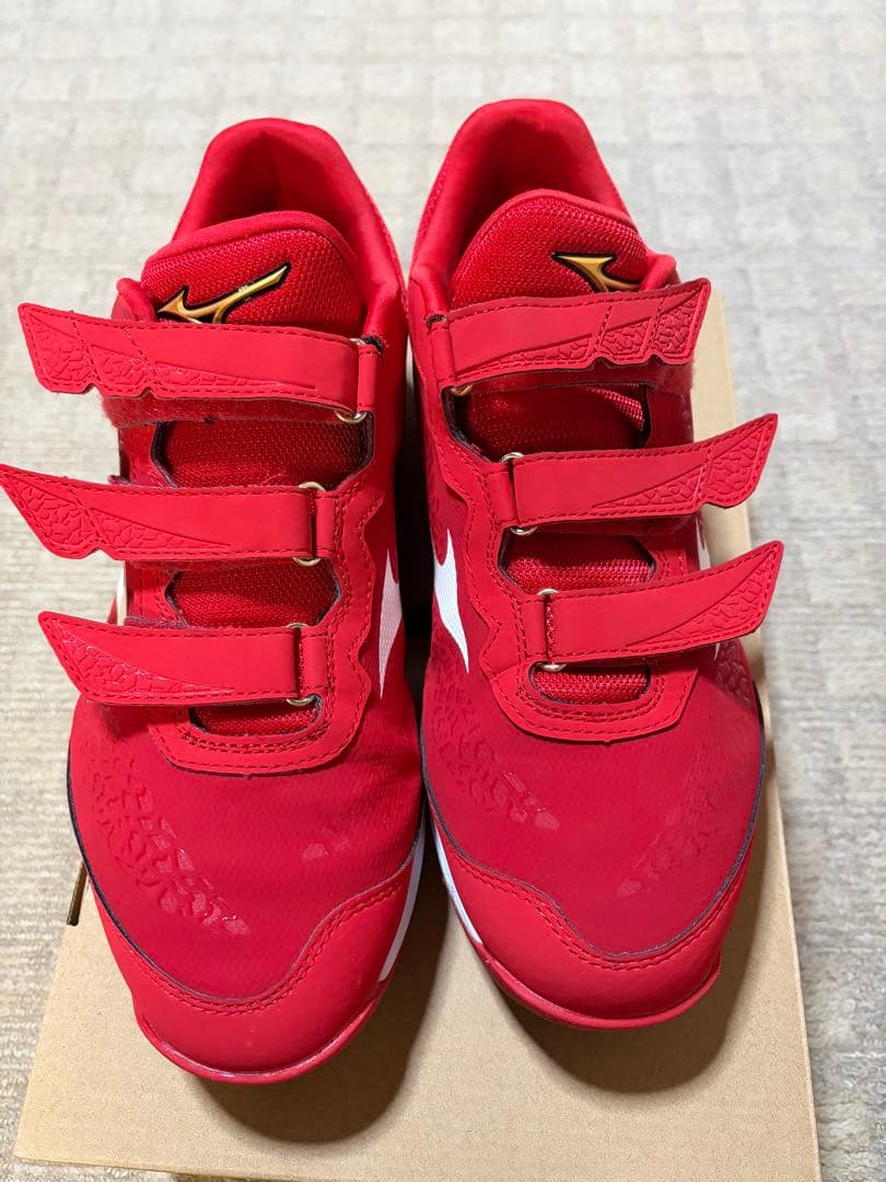 ★値下★ミズノプロトレーニングシューズ ★レッド27.5cm