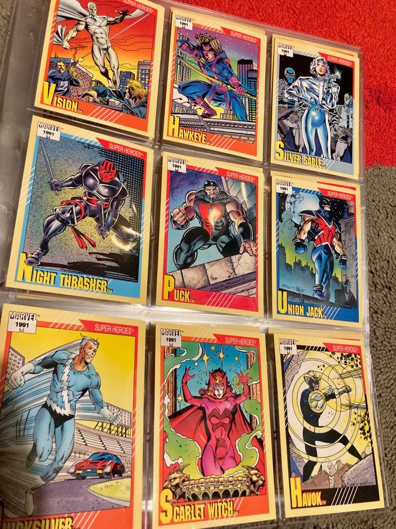 1991 マーベル・ユニバース シリーズ2 レギュラーカード全162種
