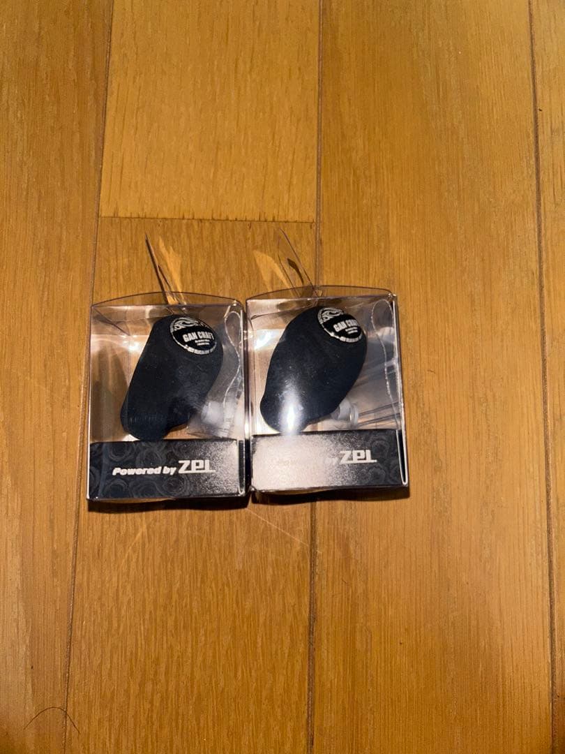 ガンクラフト ZPIハンドルノブ ブラックホワイト2個セット新品未使用