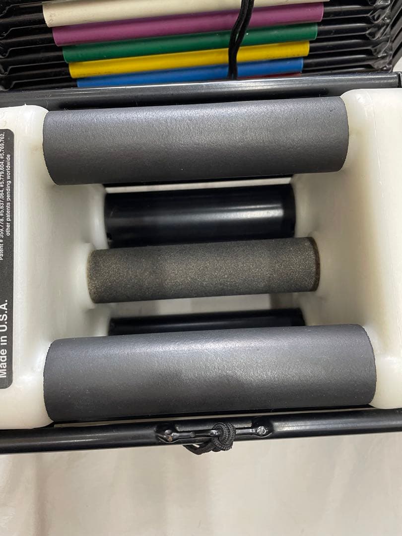 ①可変式ダンベル　約20kg×2個