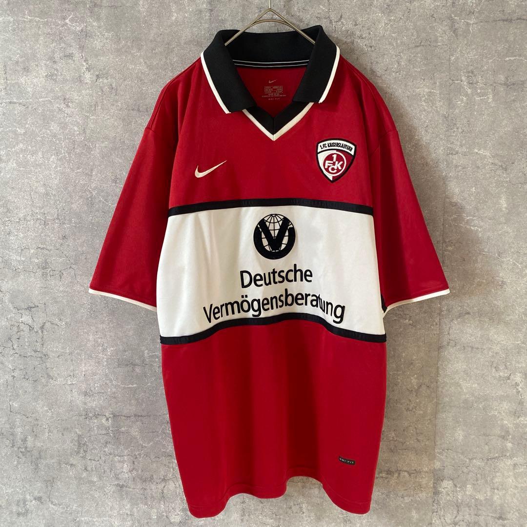 ナイキ ゲームシャツ サッカー ユニフォーム 90s 古着 ストリート