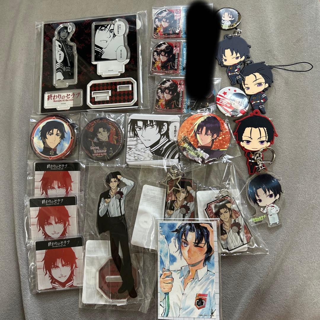 終わりのセラフ　一之瀬　グレン　紅蓮　缶バッジ