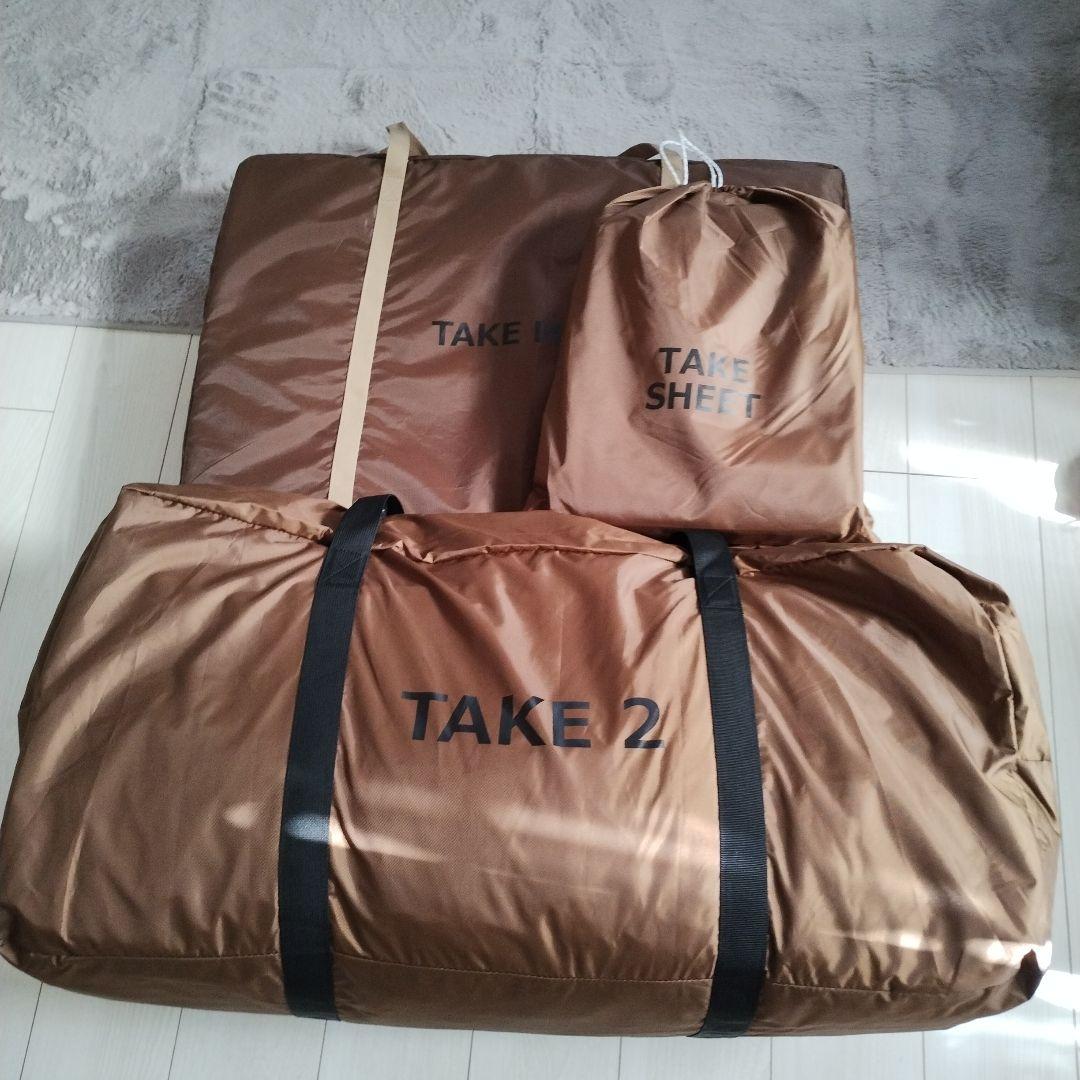 【momoooo】タケノコテント2（タン） セット 未使用品　※手渡し希望