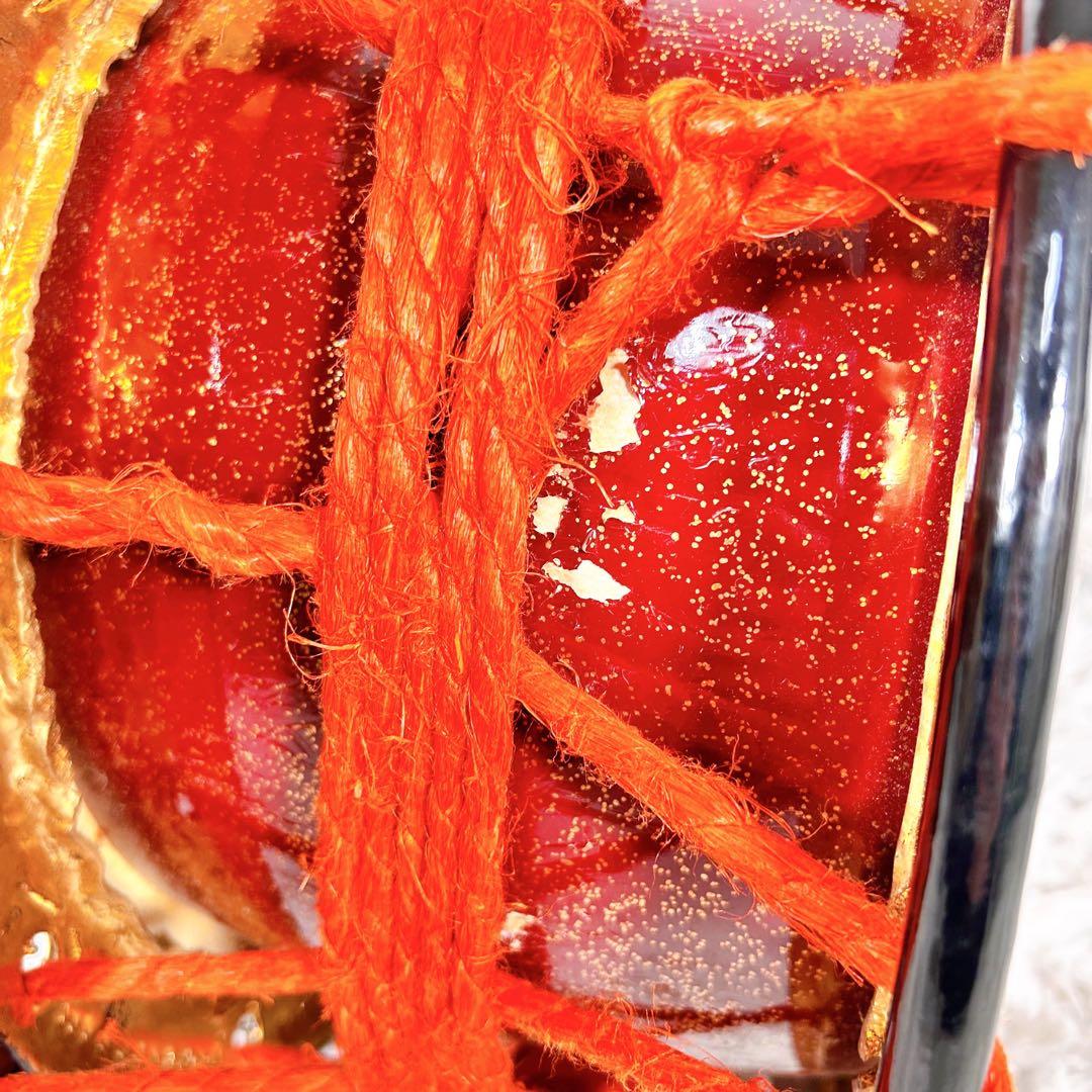 【希少】太鼓　締太鼓　和楽器　バチ　ケース　和太鼓　4点セット ①