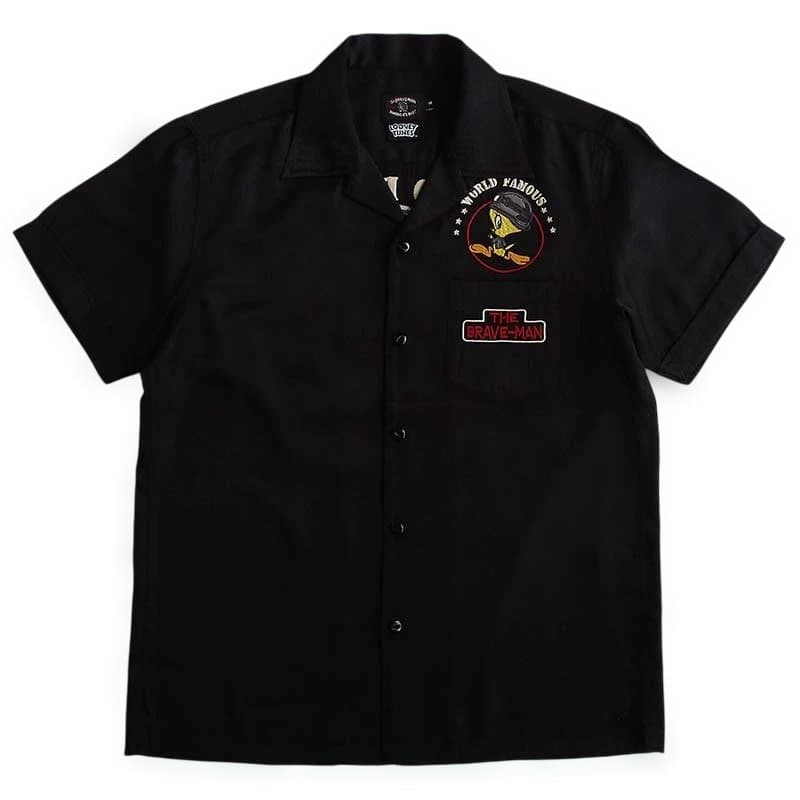 【未開封/未使用】The BRAVE-MAN 半袖ボーリングシャツ Mサイズ