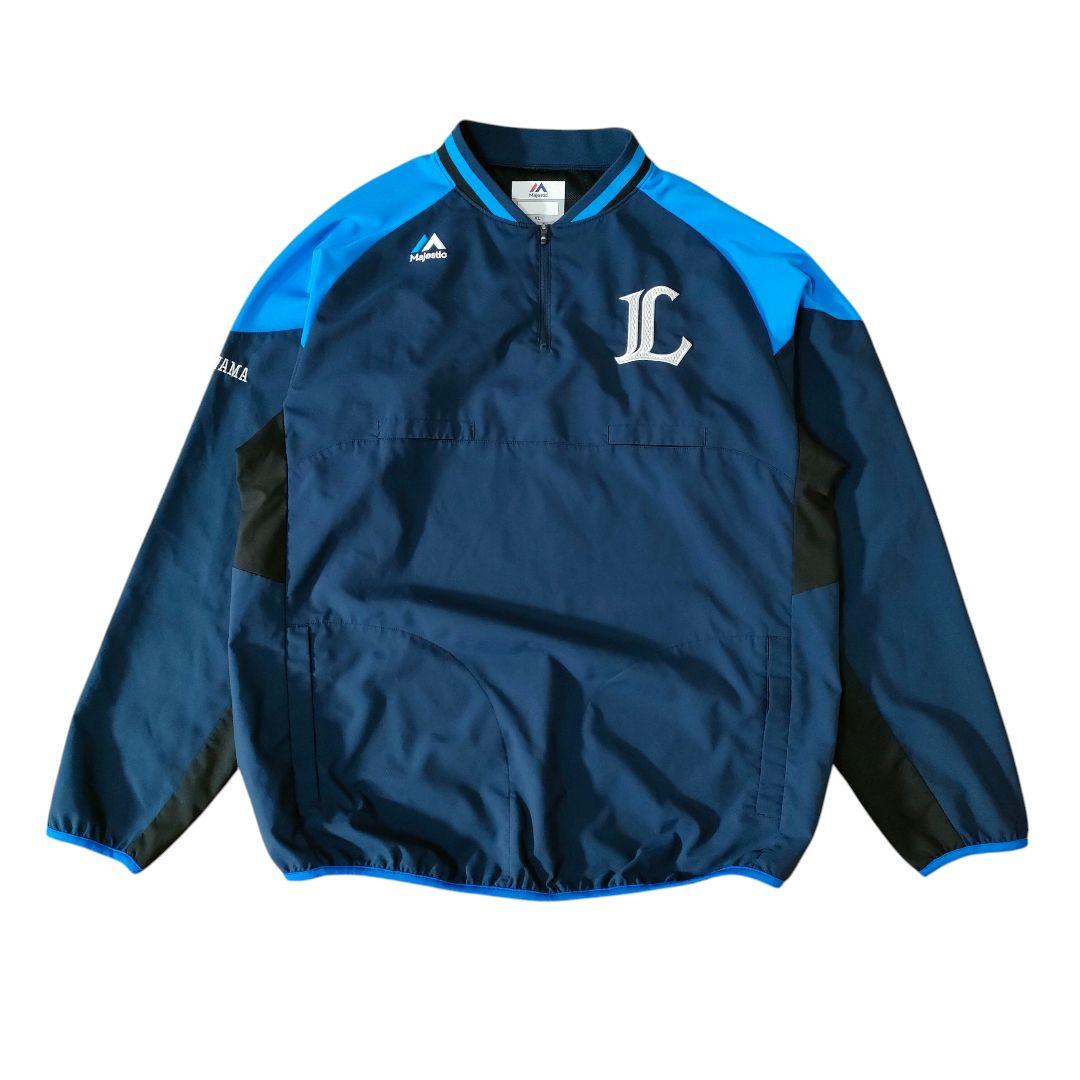 埼玉西武ライオンズ オーセンティック ゲーマーシャツ XL 紺色 青