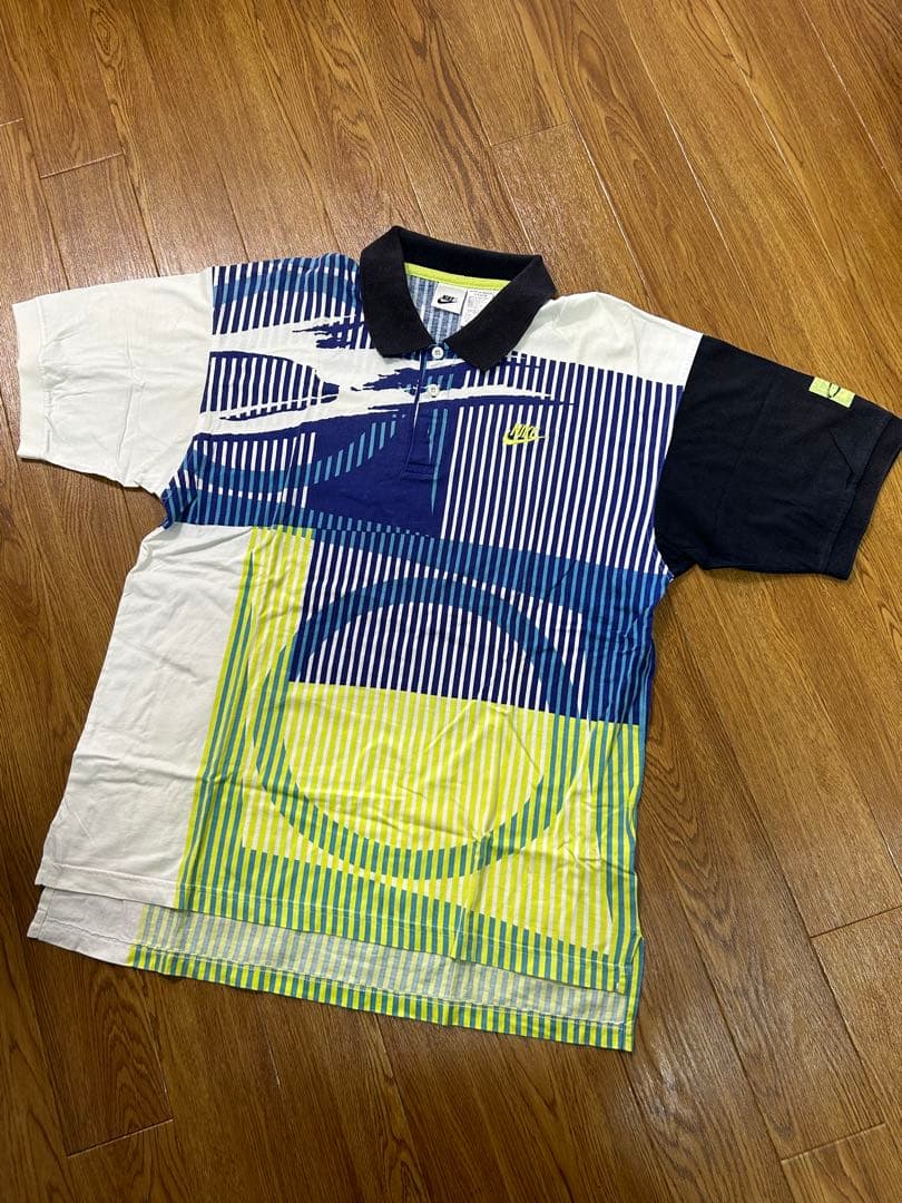 90年代 NIKE challenge court ナイキ ポロシャツ アガシ