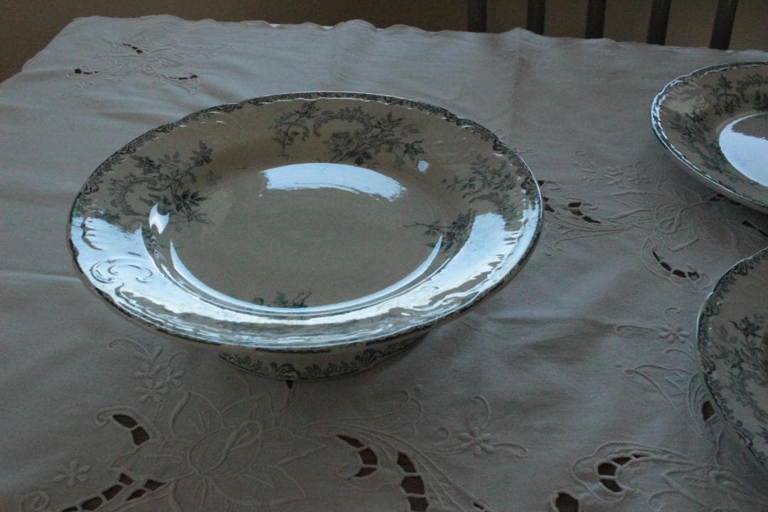 フランスアンティーク・ショワジールロワVILLARDコンポティエ・ケーキスタンド