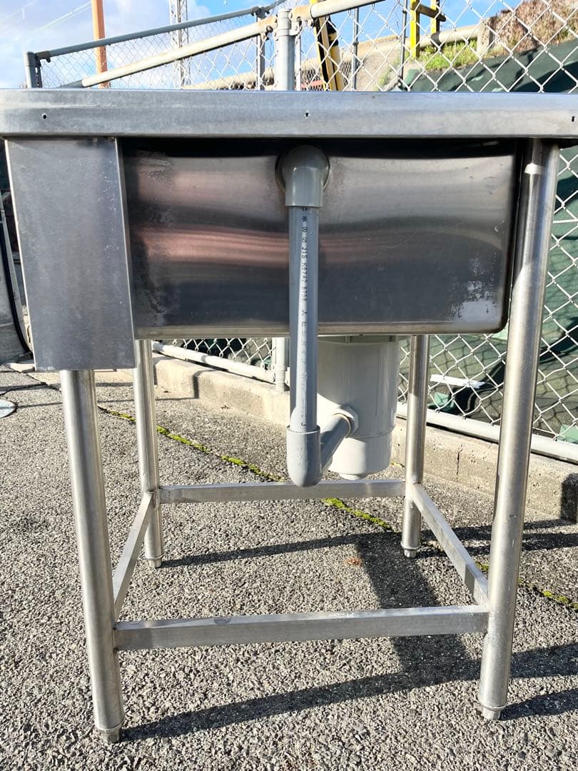 ステンレス1槽シンク 流し台　600×550×800