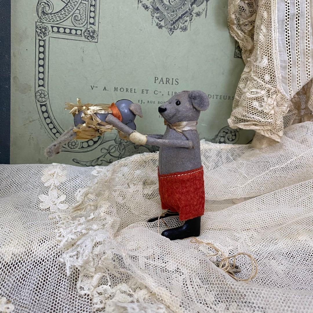 激レア ドイツアンティーク シュコー マウス ぜんまい仕掛け おもちゃ