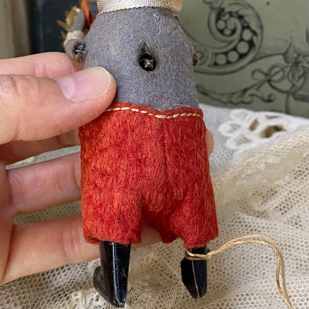 激レア ドイツアンティーク シュコー マウス ぜんまい仕掛け おもちゃ