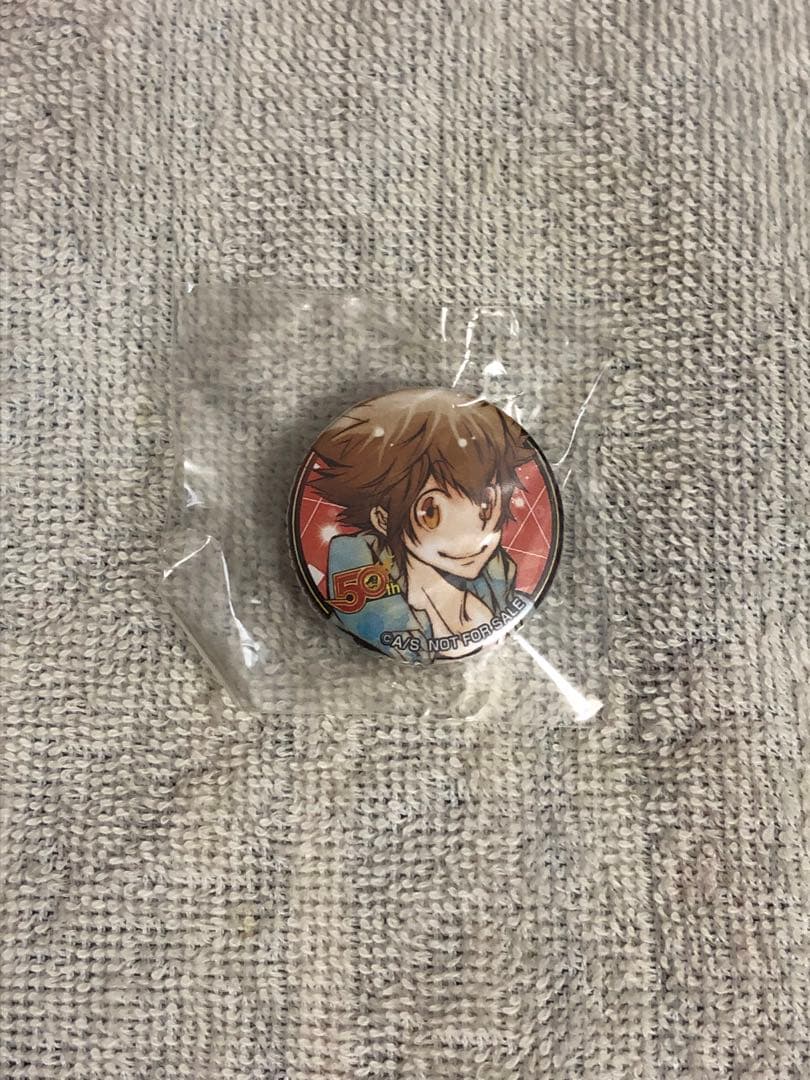 ジャンプ 50周年 缶バッジ ジャンショ特典 リボーン 沢田綱吉