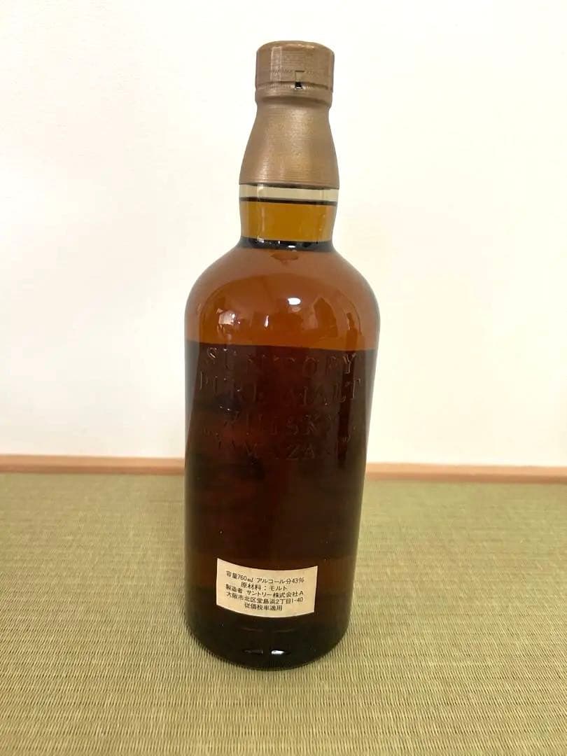 サントリー 山崎 12年 ピュアモルト向獅子マーク特級 760ml 43％