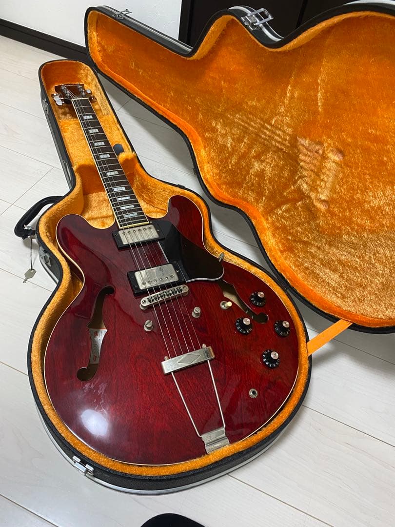 Greco SA550 ジャパンビンテージ フルアコ構造