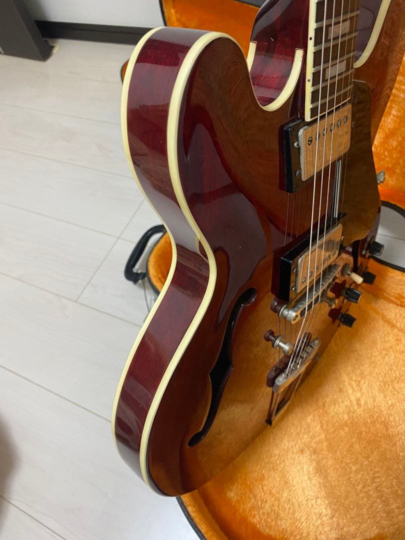 Greco SA550 ジャパンビンテージ フルアコ構造