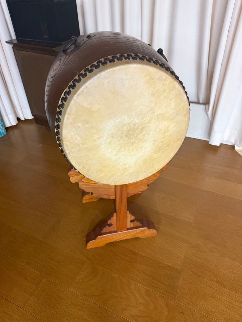 中型 和太鼓 祭り、長胴太鼓　キレイです