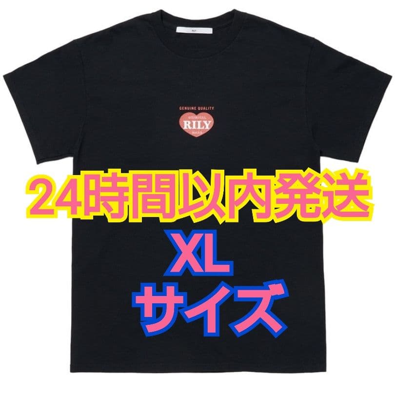 【RILY ハートロゴTシャツ ①】三代目 今市隆二 黒 XLサイズ