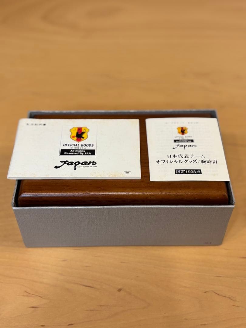サッカー日本代表　1996年製　腕時計　1998個限定!