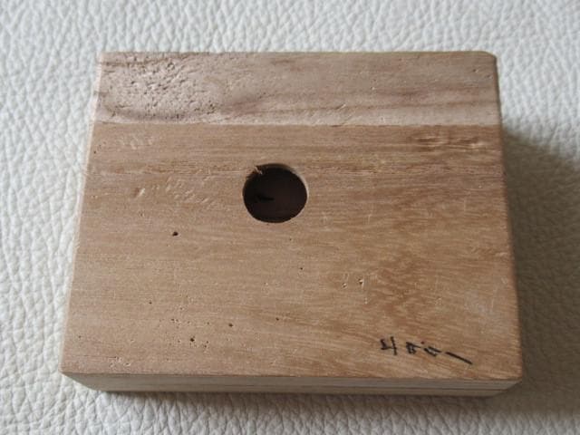 未使用江戸後期◆金工『中川一匠』刀装具 表：槍と老人 裏：山・松・家 風景片切彫