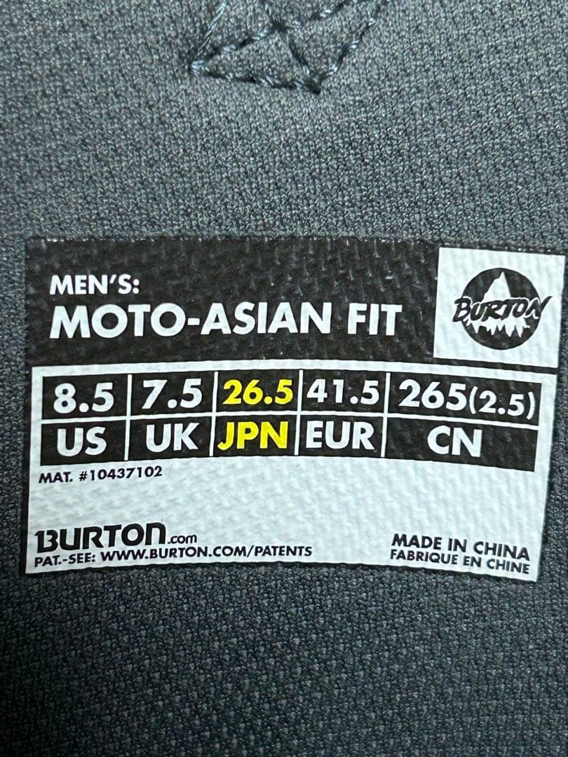 BURTON バートン MOTO AF スノーボードブーツ 26.5cm