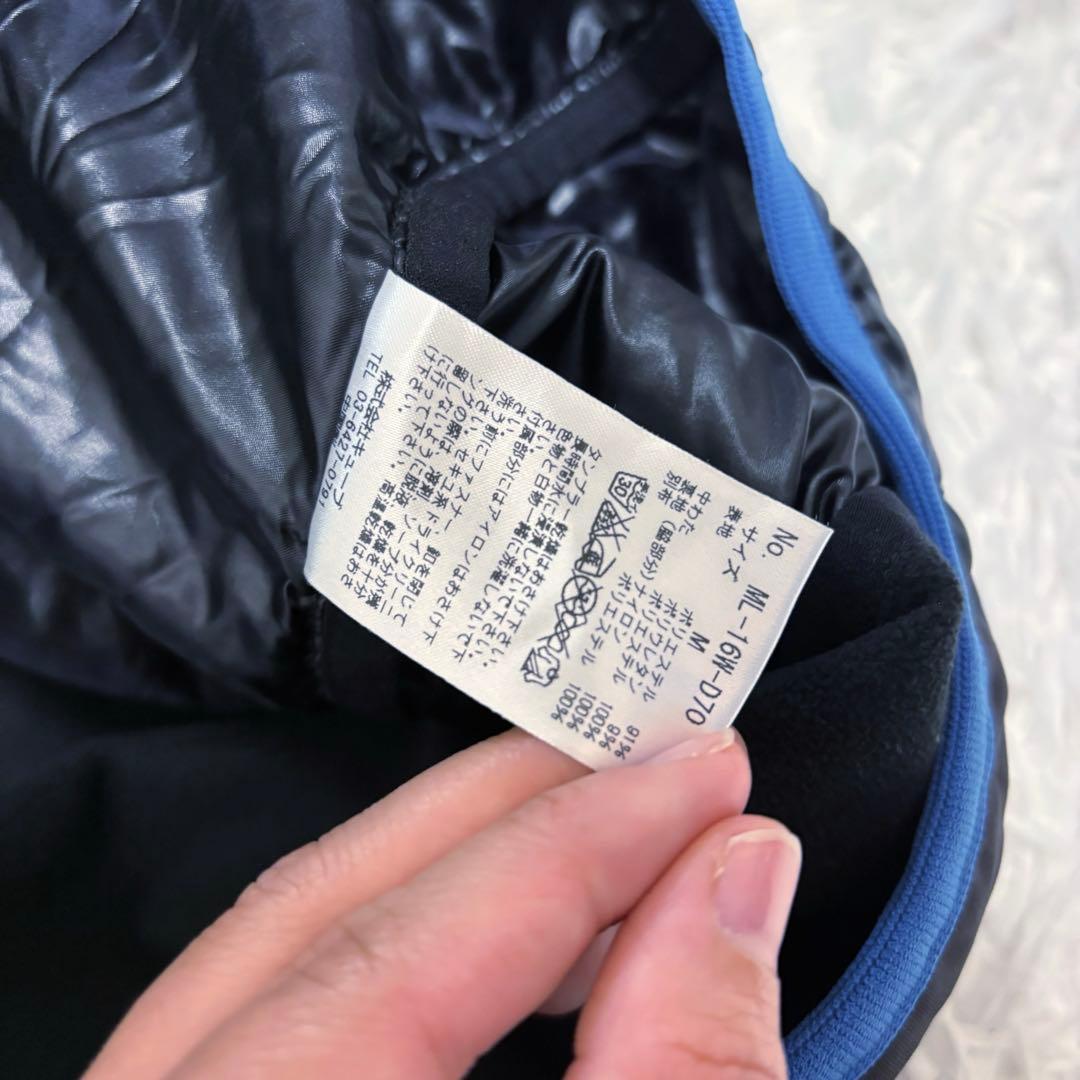 マークアンドロナ ベスト ダウン 中綿 迷彩 フード ナイロン ノースリーブ