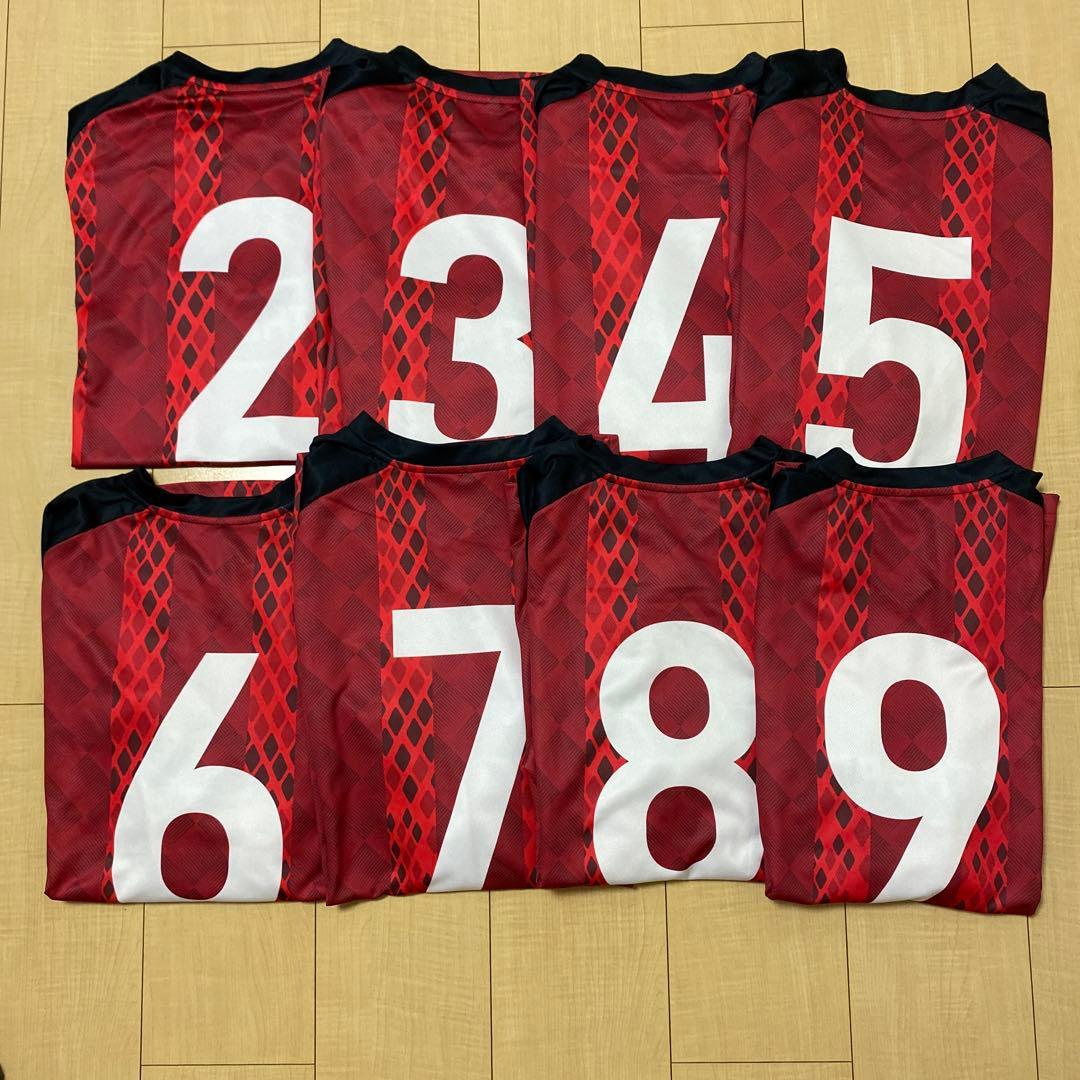 と*ん様 ソサイチ　フットサル　ユニフォーム8枚セット