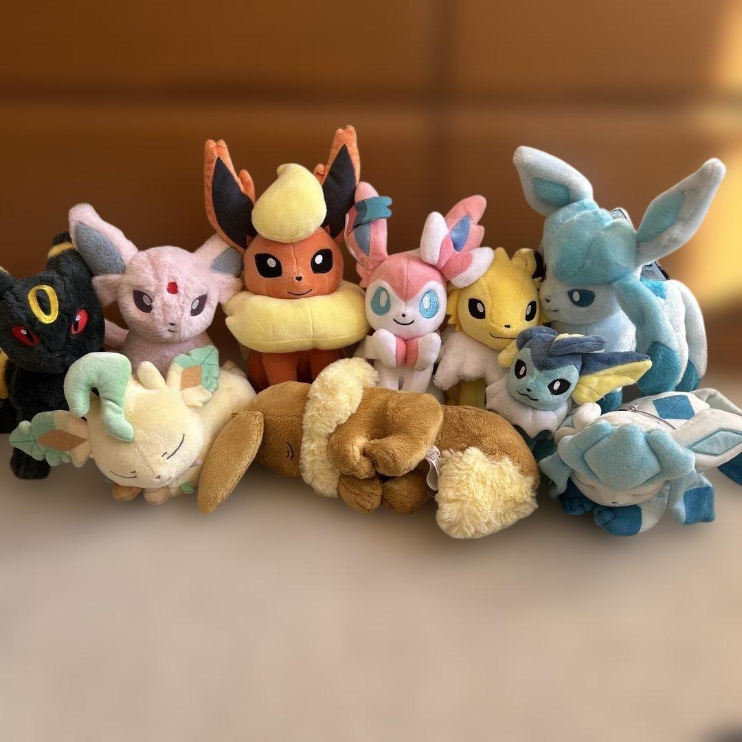 ポケモン イーブイ ブイズ　ぬいぐるみセット