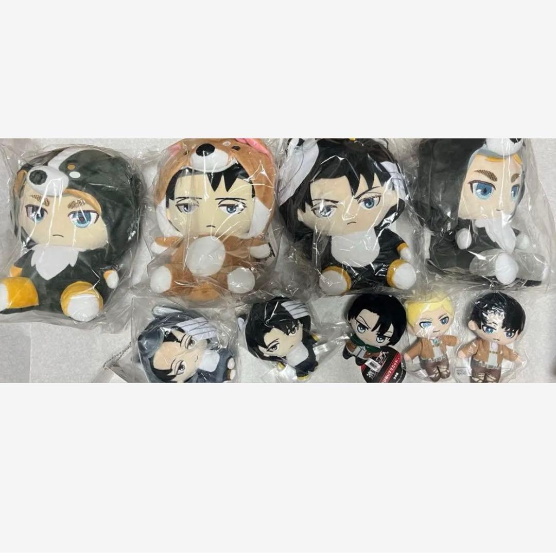 あにまるっこ　マスコット　ぬいぐるみ　エルヴィン　リヴァイ