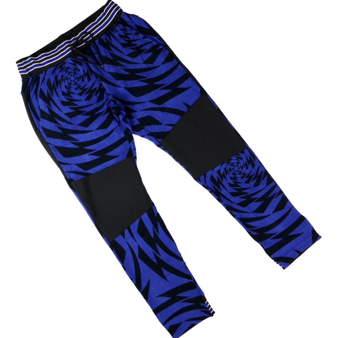 【size5】ラッセルノ ゴルフ HUNDER TERRY SLIM パンツ 青