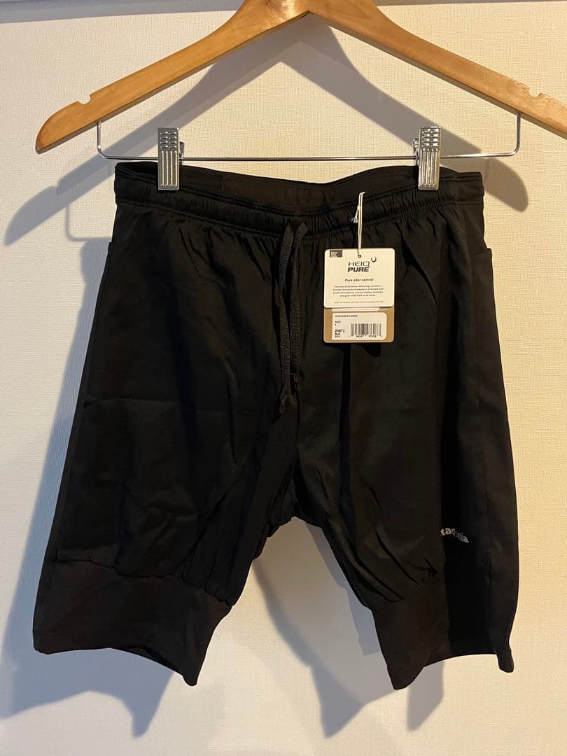 メンズ・エンドレス・ラン・ショーツ ６インチ 黒S