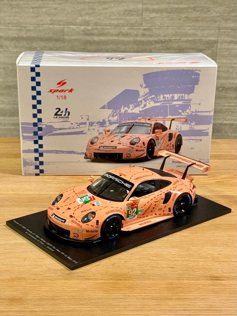 スパーク1/18 ポルシェ 911 RSR ルマン24h 2018 winner