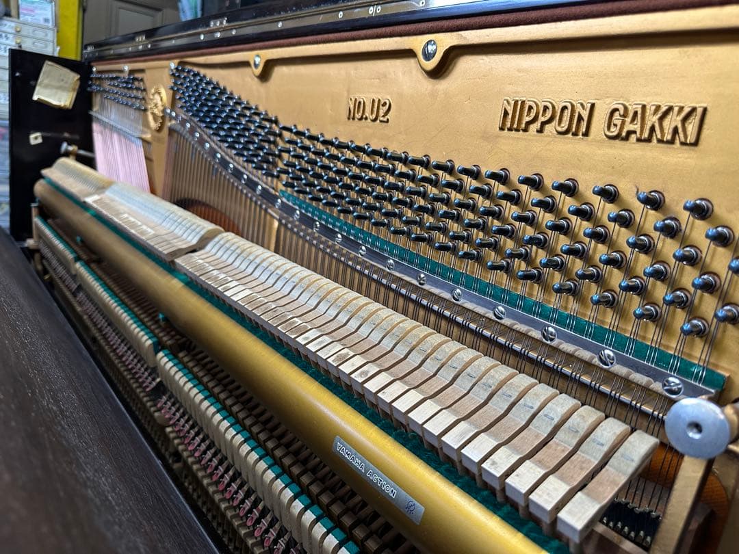 【最終値下げセール】YAMAHA U2 アップライトピアノ　木目