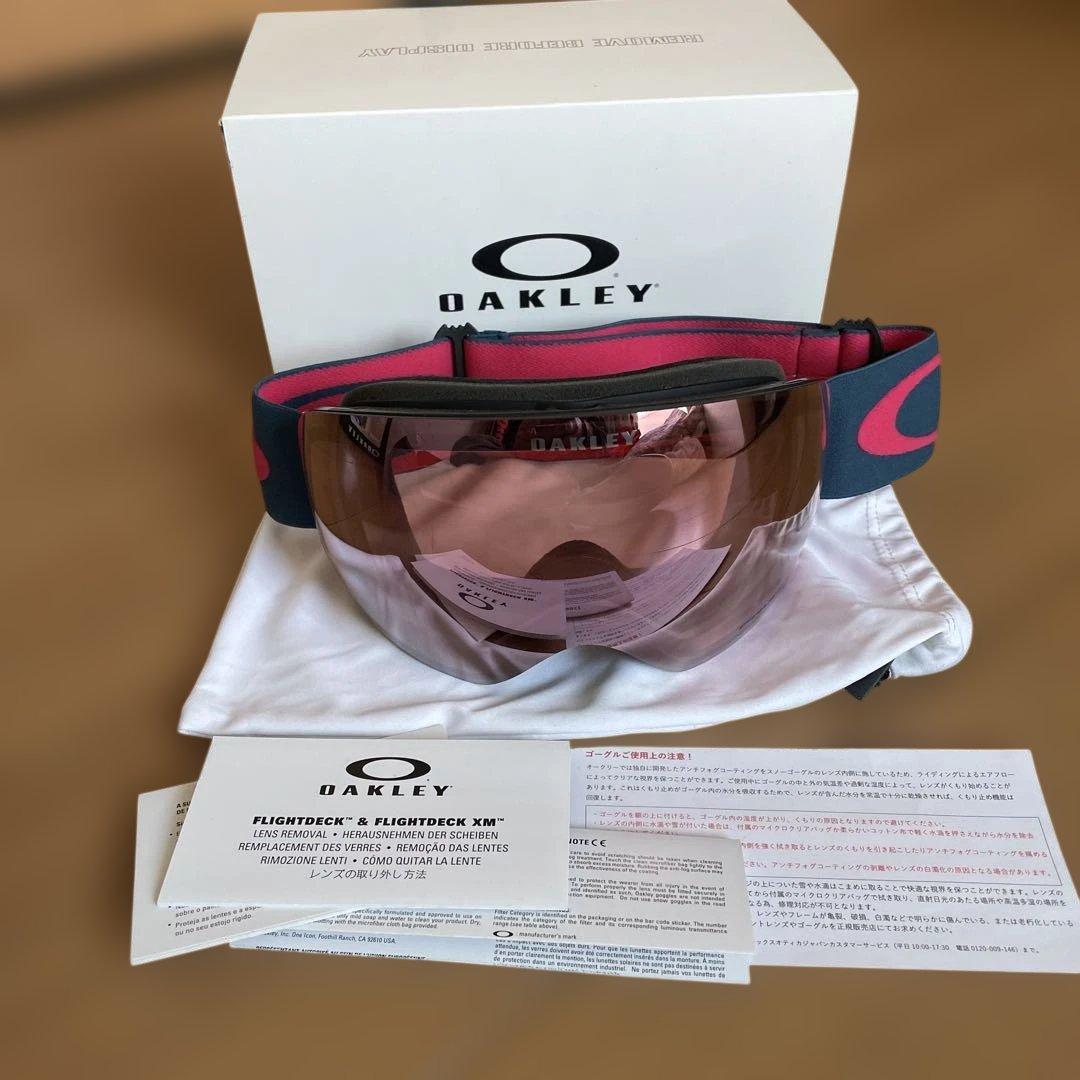 美品　オークリー OAKLEY プリズムレンズ　FLIGHT DECK ゴーグル