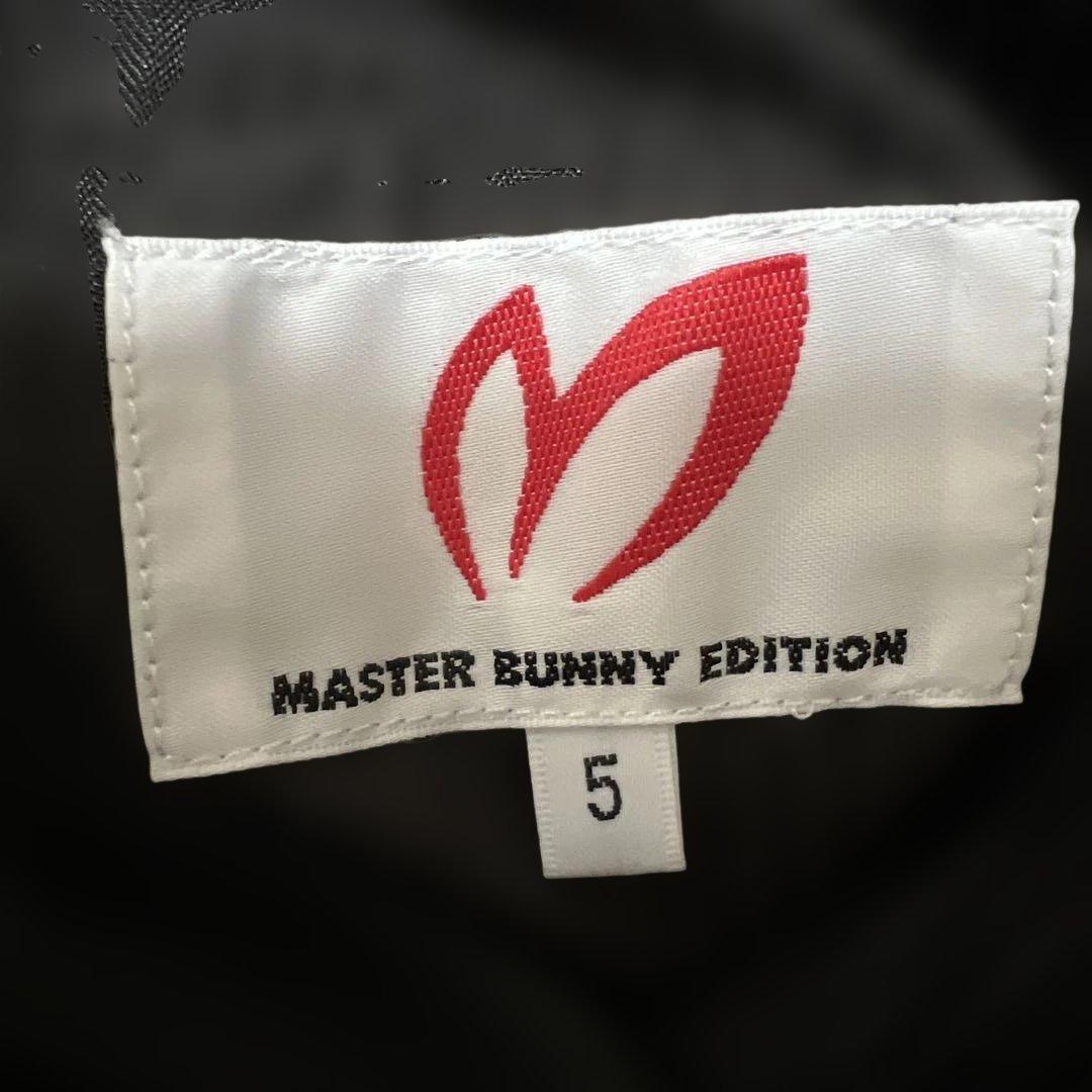 美品 MASTER BUNNY ブラック メンズ ゴルフパンツ サイズ5