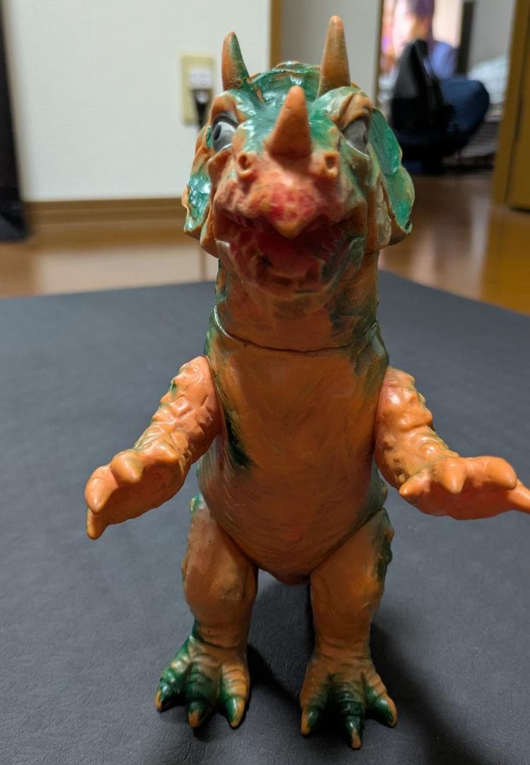 三浦トーイ トリケラン パチ怪獣 ソフビ 昭和レトロ