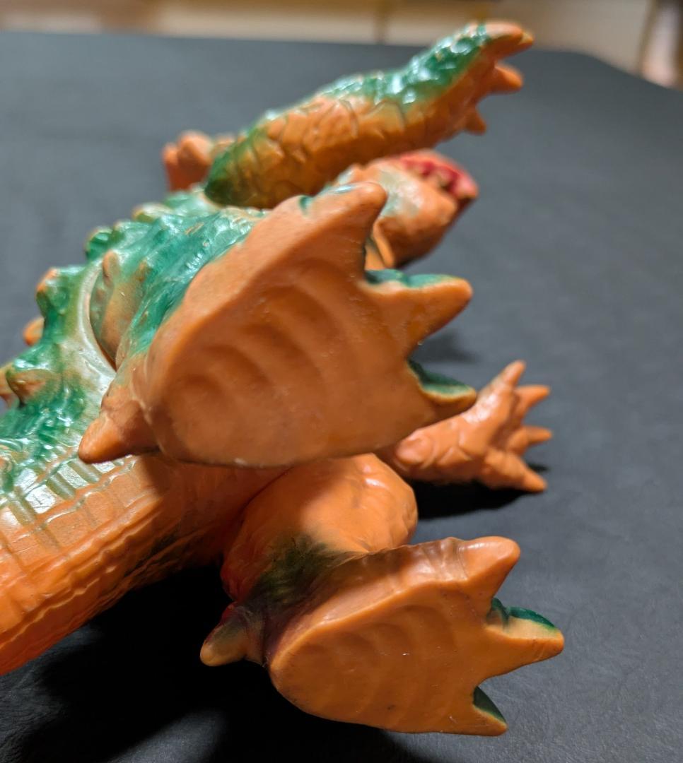 三浦トーイ トリケラン パチ怪獣 ソフビ 昭和レトロ