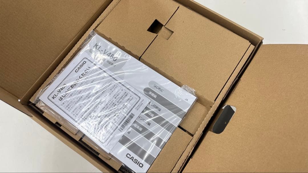 【新品未使用】CASIOラベルライターNAME LAND Biz KL-V460