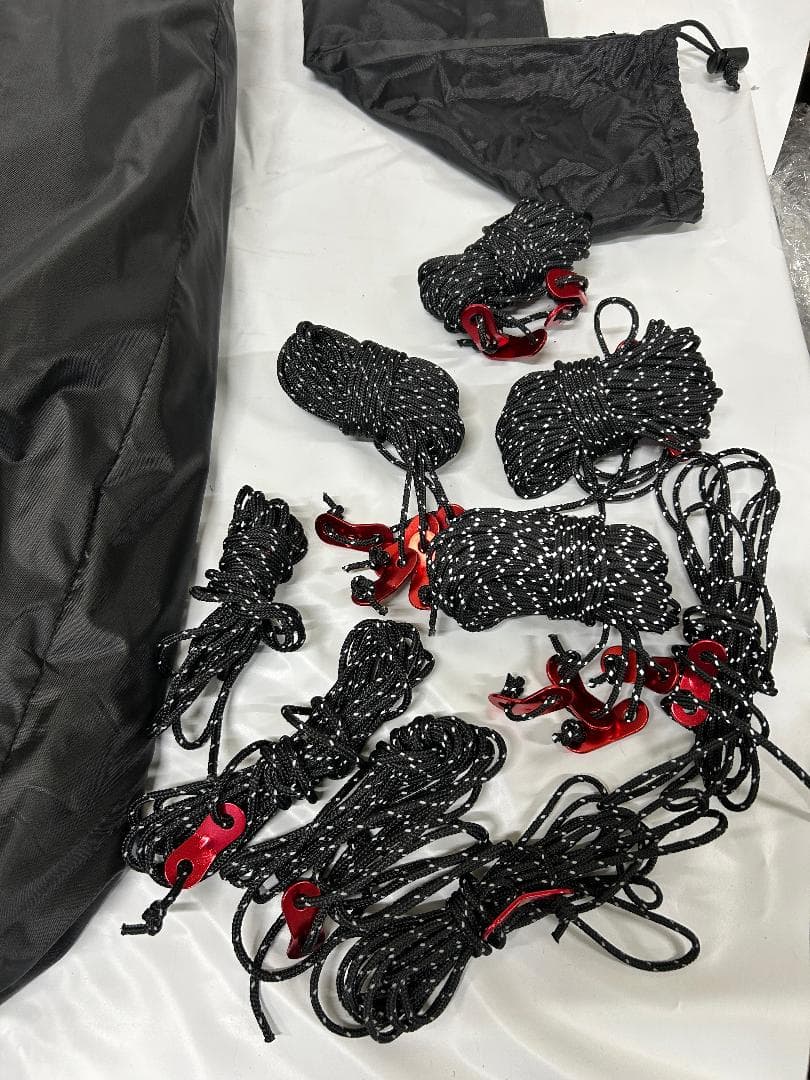 M-㉘【訳ありUSED C】G-tent-L 大型 テント　黒