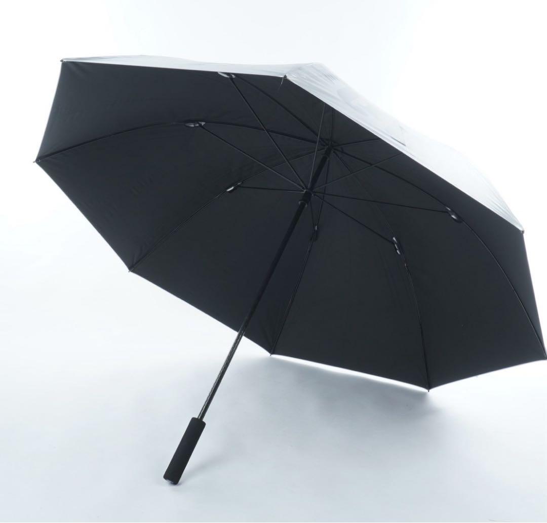 ジャックバニー　ゴルフ用傘 シルバー ブラック 8本骨　UV傘