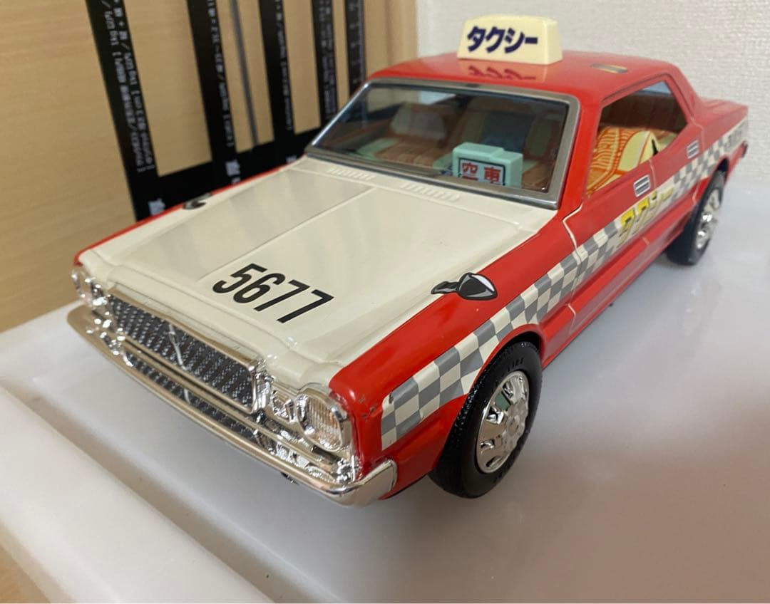 野村フリクション ブリキおもちゃ デラックスタクシー トヨタ マークII