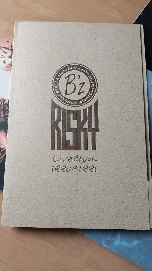 B'z 初期 パンフレット RISKY TIME PLEASURE