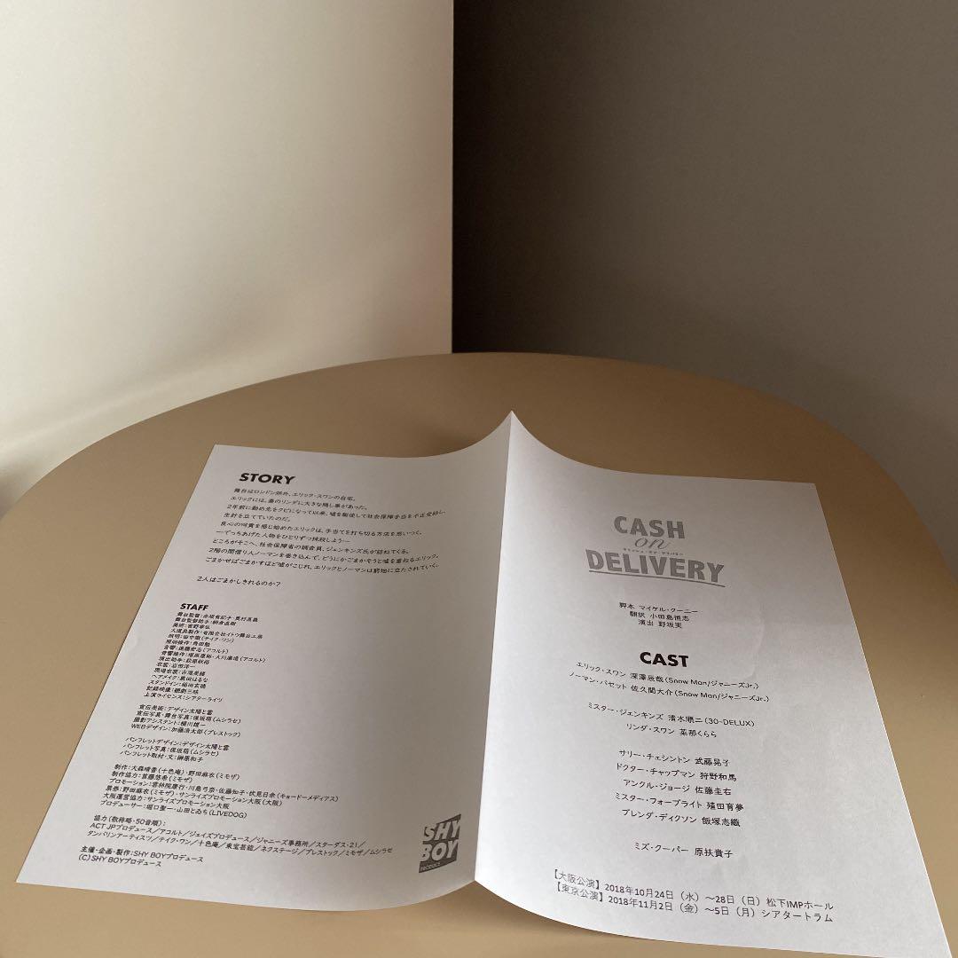 Man キャッシュオンデリバリー 深澤辰哉 佐久間大介 スノーマン