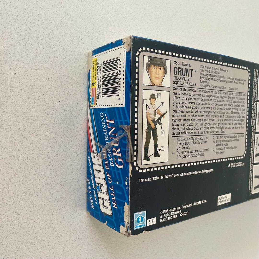 【未開封】G Iジョー Hall of Fame Grunt フィギュア