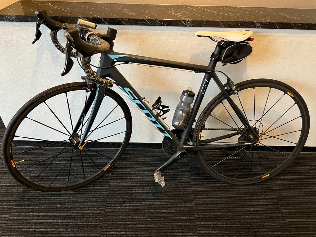 【軽量カーボン室内保管】SCOTT CR1 ロードバイク 美品カスタム多数