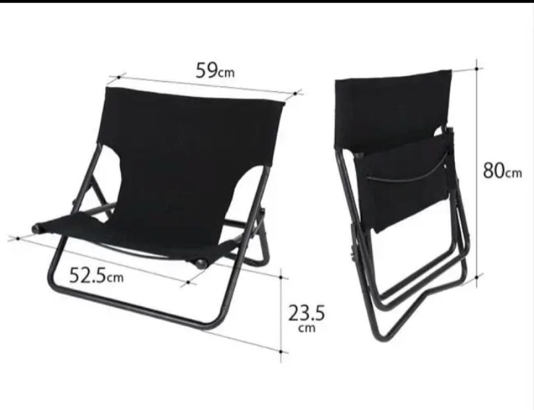 新品 未開封★DOD タキビチェア ブラック C1-597-BK 2個