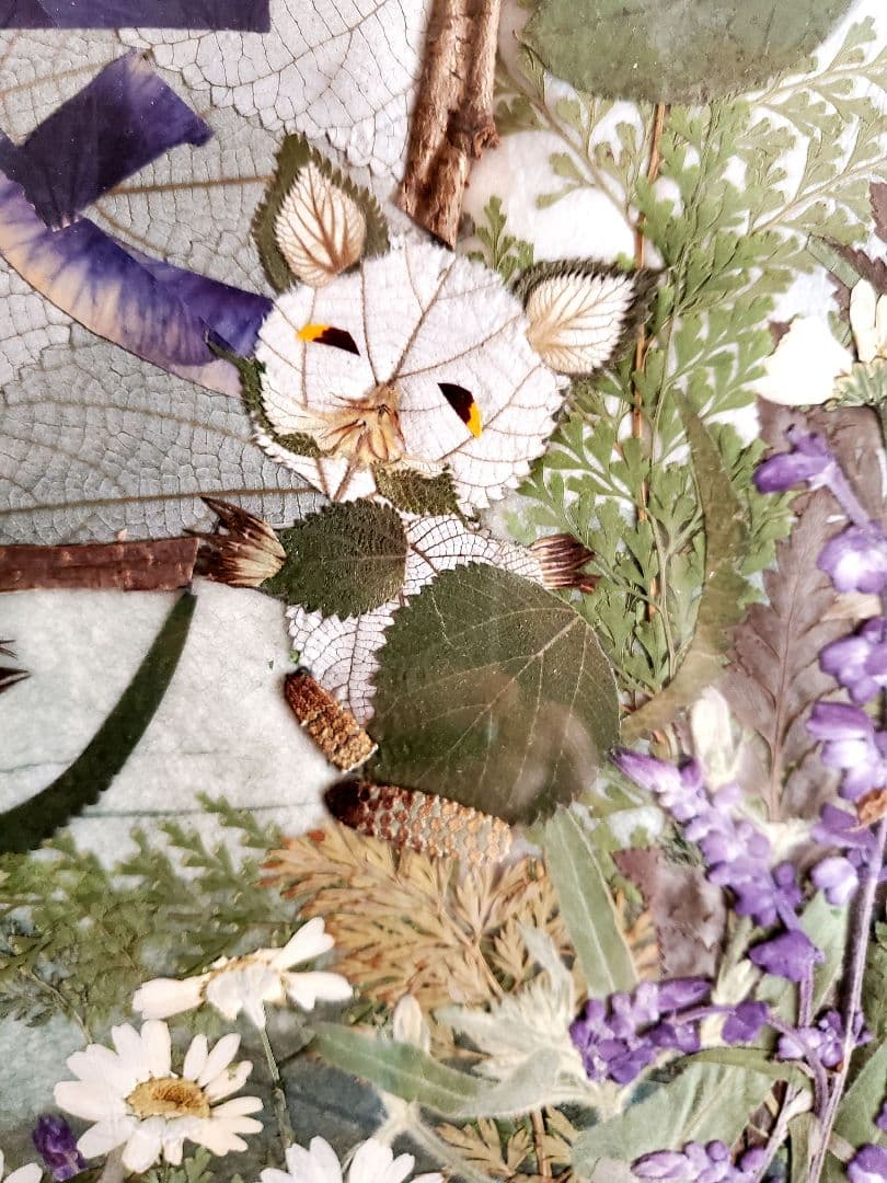 押し花アート  額L85サイズ