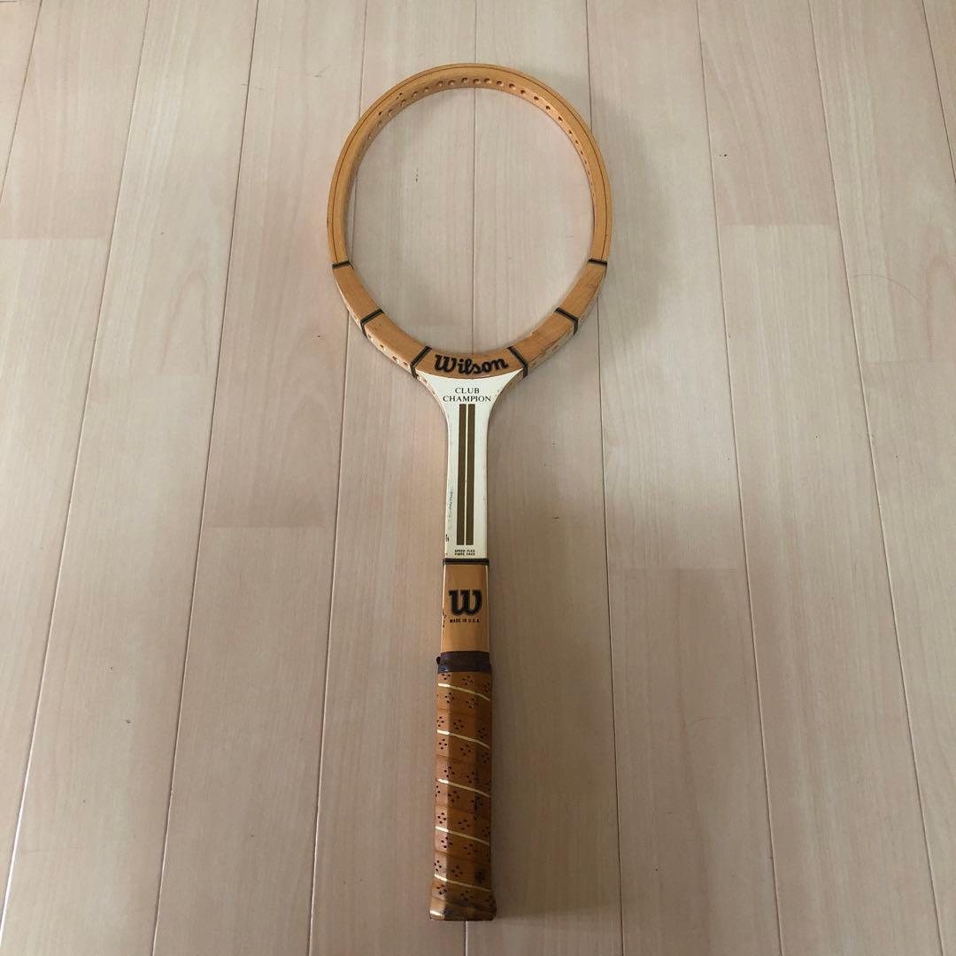 値下げ　Wilson ウィルソン　クラブ　チャンピオン　ウッドラケット　テニス