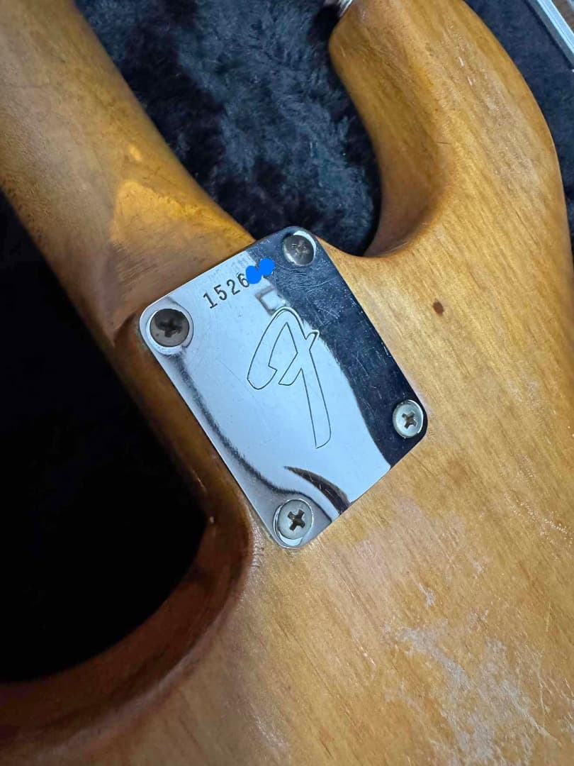 Fender Strato 1968年 元はオリンピックホワイト リフィニッシュ